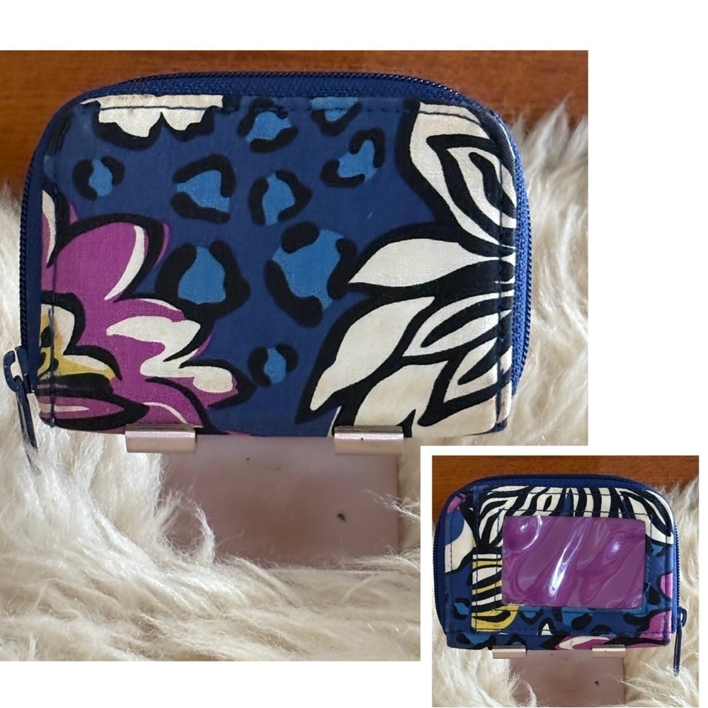 Vera Bradley ‘Parisian Bouquet’ Zip Around ID Wallet